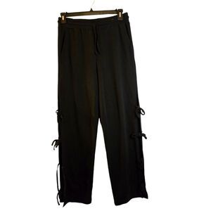 ASOS Design To Fit Waist Joggers Bows Cutout Design Black Medium Preowned